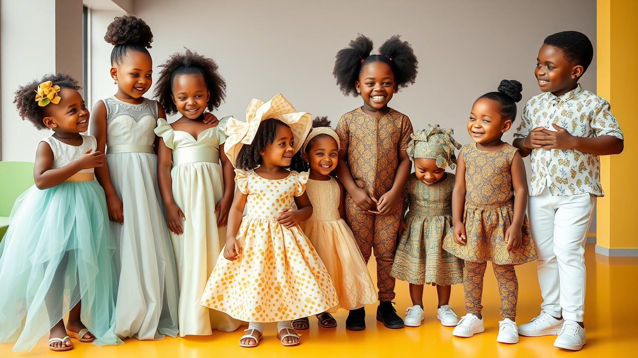 A spread from the Opulent Kiddies lookbook