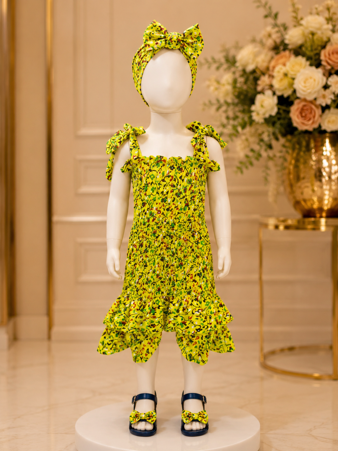 Smocked gown